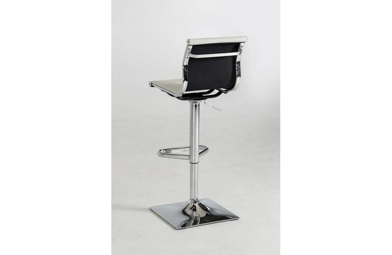 Mari Modern Black Leatherette Bar Stool