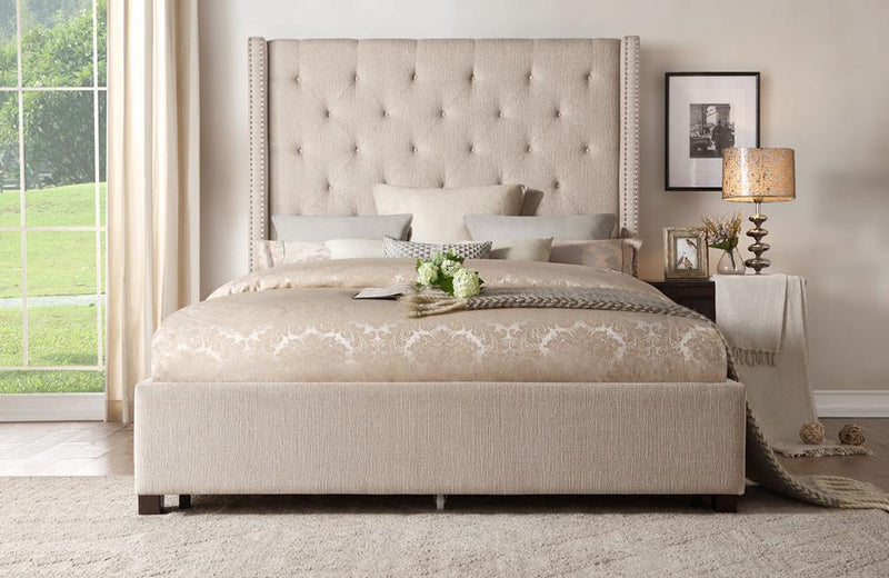 Zenna Brown Storage Bed