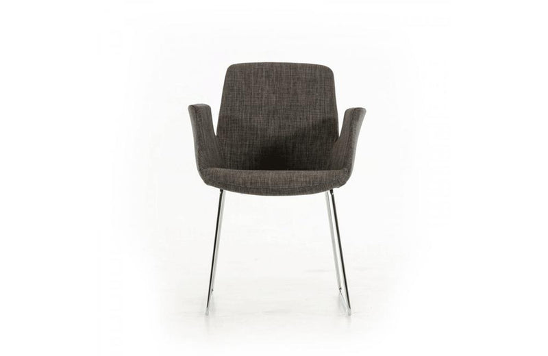 Altair Modern Fabric Dining Chair Gray