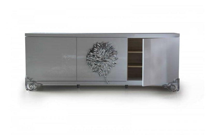 Emma White Lacquer Modern Buffet