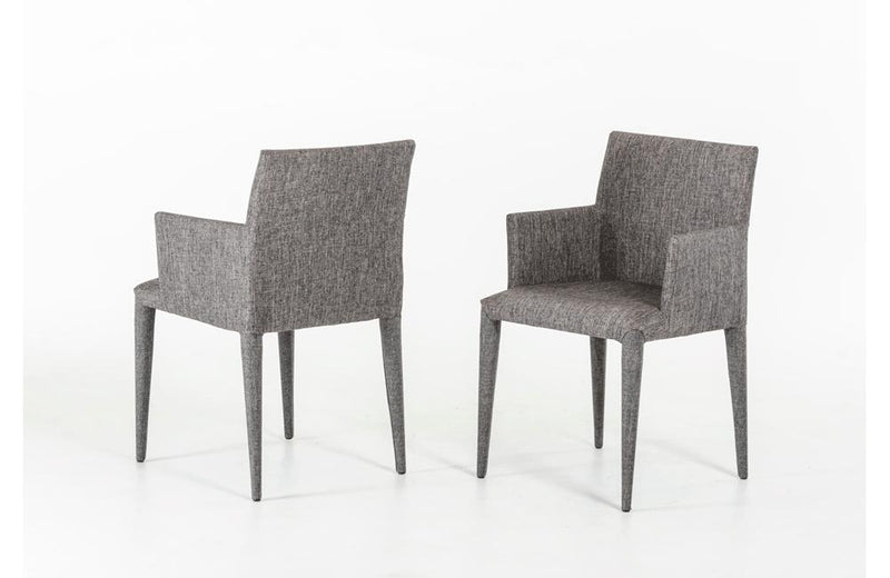 Medford Modern Gray Fabric Dining Chair