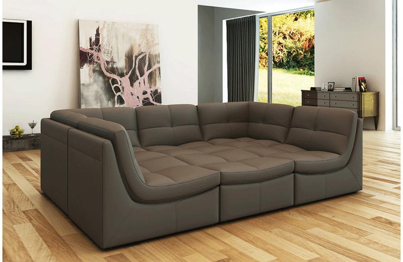 Daphne 6pc Sofa Set Gray