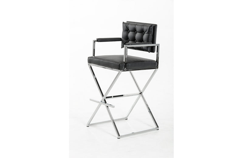 Modrest Coppola Modern Black Bar Stool