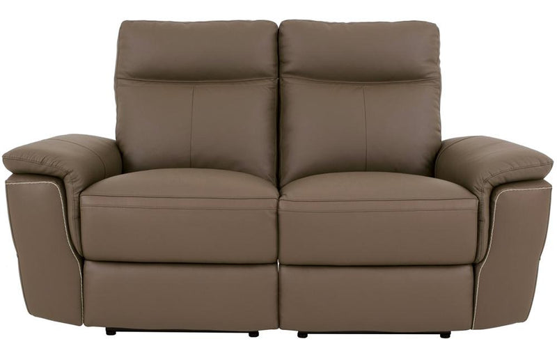 Nico Brown Leather Sofa Loveseat and Chair