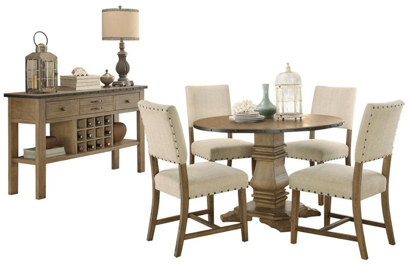 Hansen Round 6 PC Dining Set