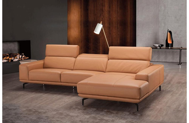 Janelle Premium leather Sectional Sofa