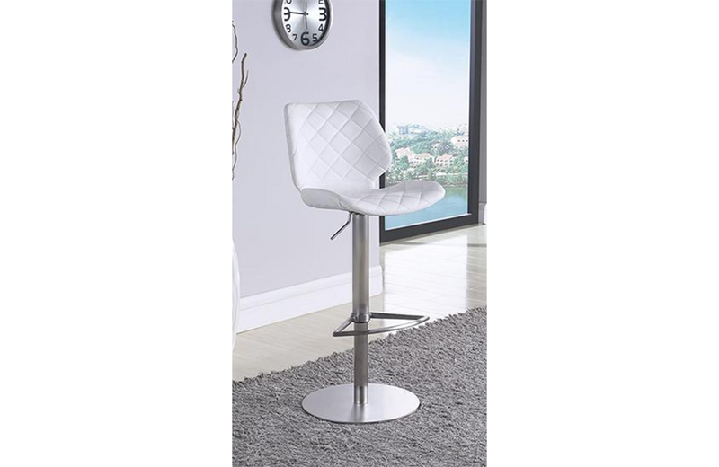 Emily Adjustable Barstool White