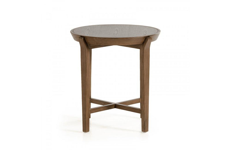 Olenna Modern Walnut Side Table