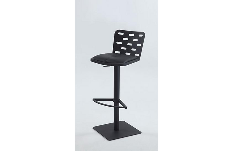 Daniel Adjustable Height Swivel Stool Black