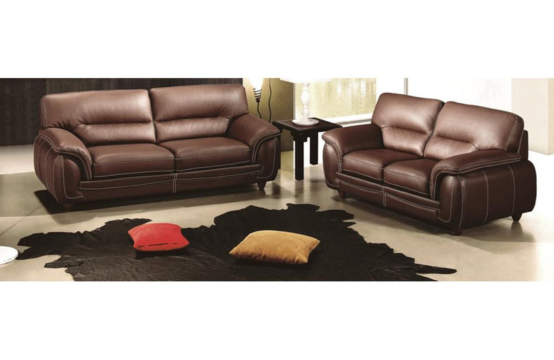 Varvara 2PC Living Room Set Brown