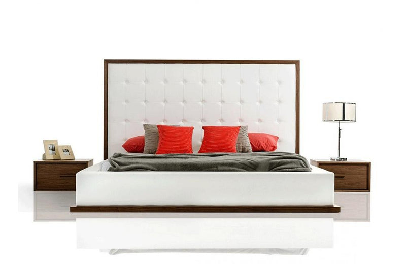 Beth Modern Walnut Bed