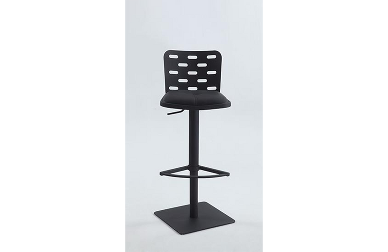 Daniel Adjustable Height Swivel Stool Black