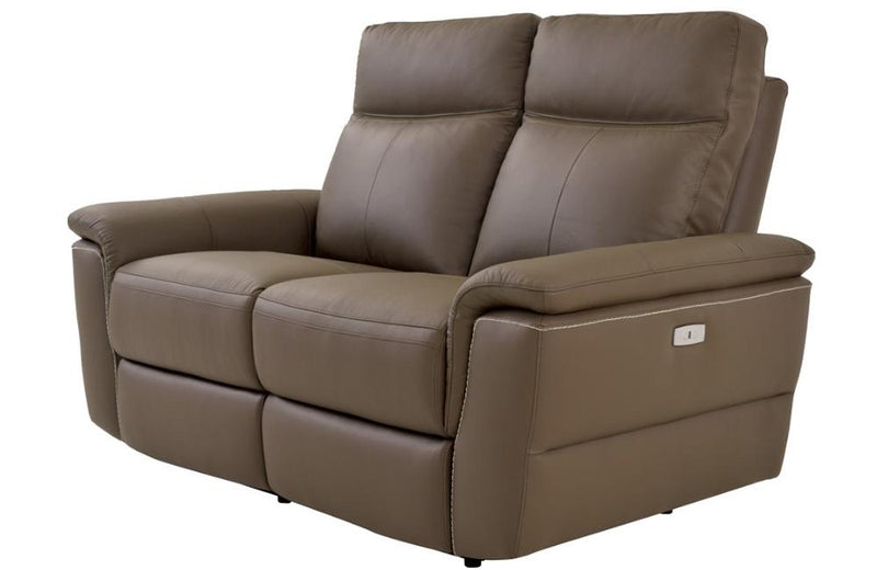 Nico Brown Leather Sofa Loveseat and Chair