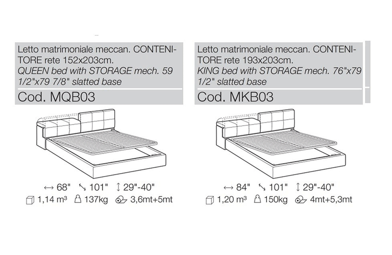 Olive Storage Bed