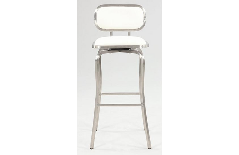 Ethen Modern Swivel Stool White