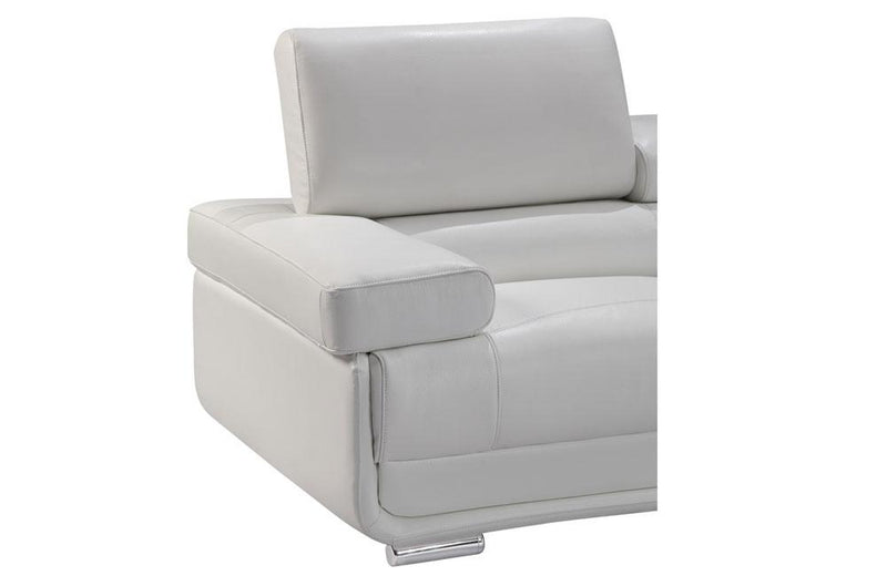 2119 White Sectional Sofa