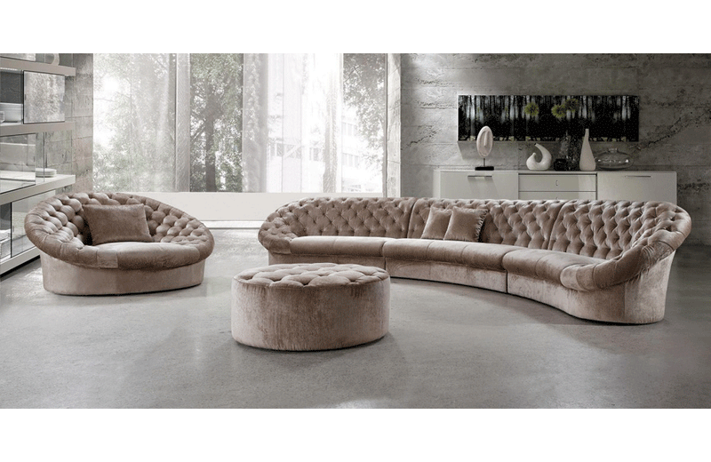 Cosmopolitan Sectional 3 PC Sofa  Set