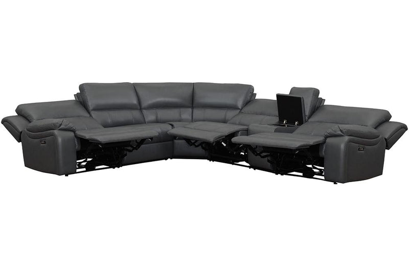 Leonardo Gray Sectional Sofa