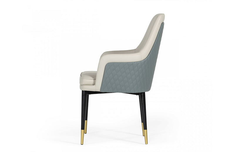 Modrest Duval Modern  Grey Dining Chair