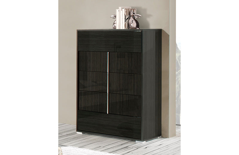 Modrest Ari Modern Grey Lacquer Chest