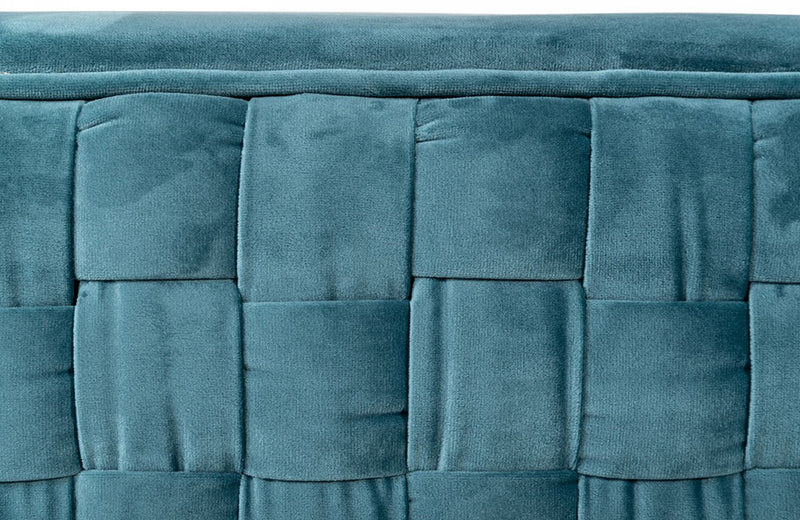 Divani Casa Atwood Modern Teal Arm Chair