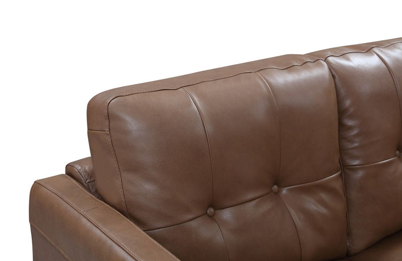 Divani Casa Lyman Modern Brown Sofa