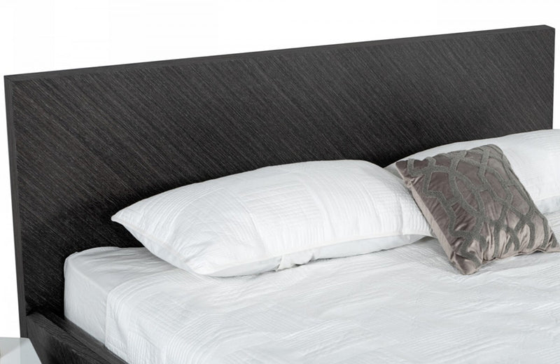 Modrest Gaige Modern Grey Elm Bed