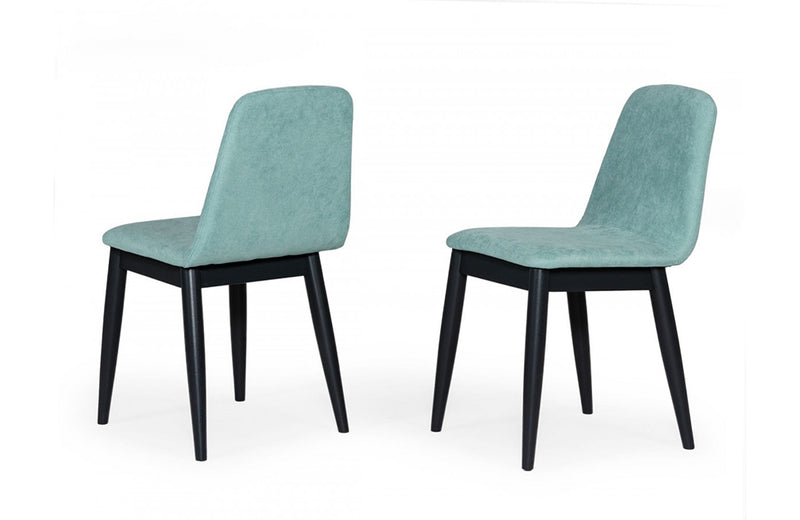 Modrest Lomeli Modern Blue Dining Chair (Set of 2)