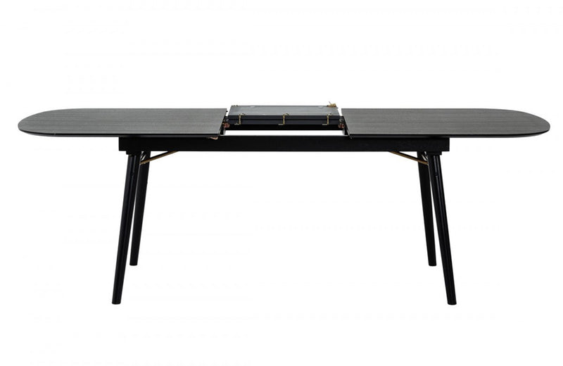 Modrest Addax Modern Black Extendable Dining Table