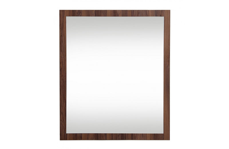 Nova Domus Asus Italian Modern Walnut Mirror