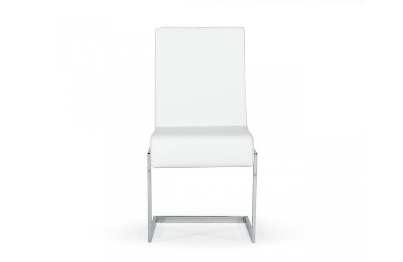 Modrest Batavia Modern White Dining Chair (Set of 2)