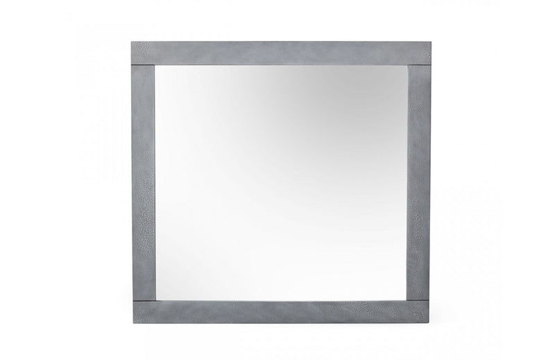 Modrest Buckley Modern Grey Crackle Mirror