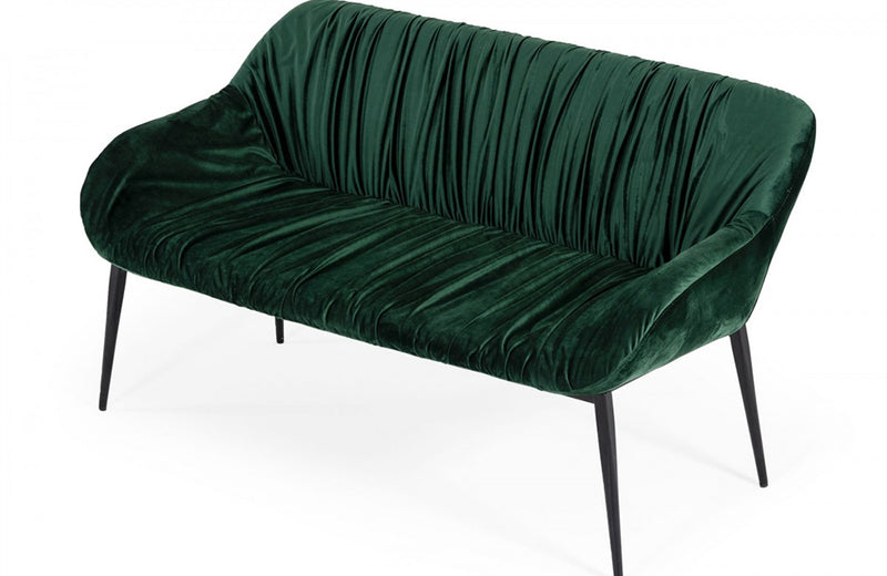 Modrest Katrina Modern Green Fabric Bench