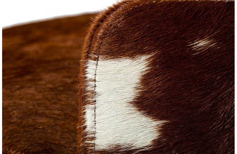 Modrest Belvista Modern Brown Cowhide Ottoman