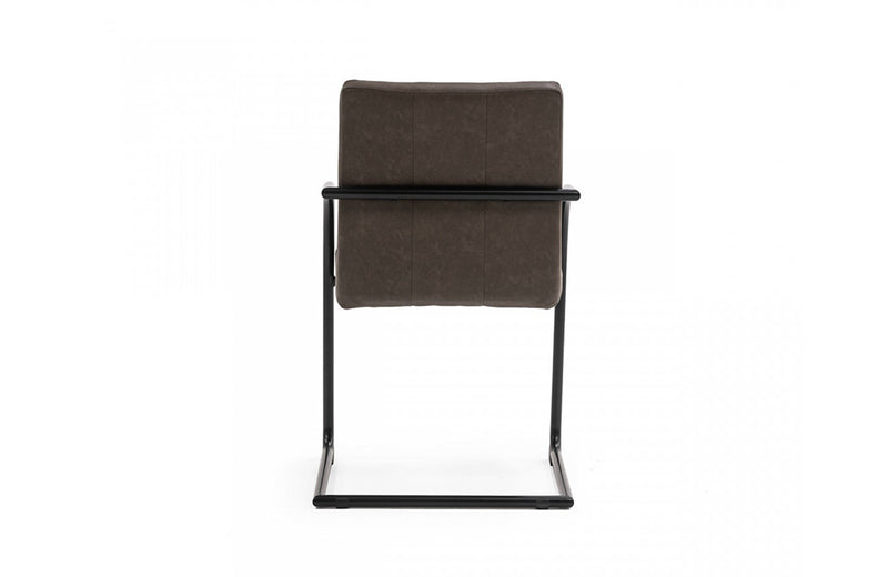 Modrest Ivey Modern Brown Dining Chair (Set of 2)