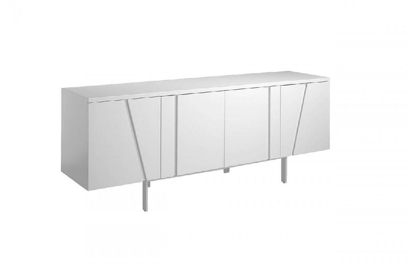 Modrest Mario Modern White Veneer Buffet