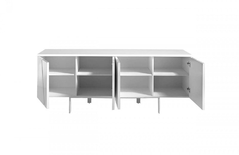 Modrest Mario Modern White Veneer Buffet