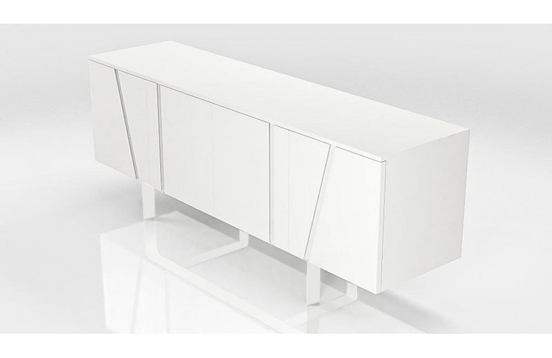 Modrest Mario Modern White Veneer Buffet