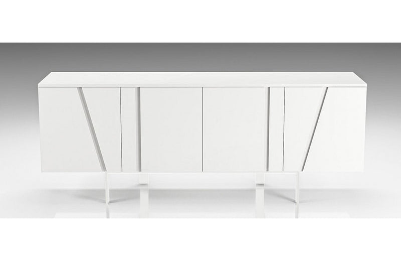 Modrest Mario Modern White Veneer Buffet