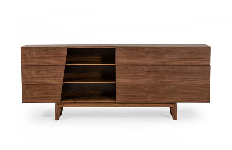 Modrest Abelard Mid-century Walnut Dresser