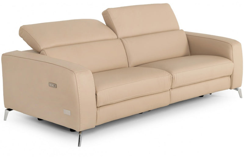 Coronelli Collezioni Turin Leather 2-Seater 91" Recliner Sofa