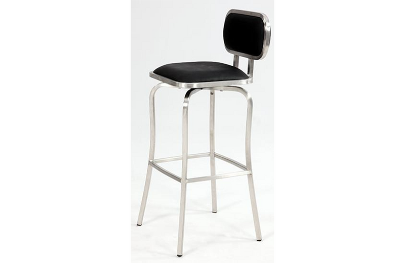 Ethen Modern Swivel Stool Black