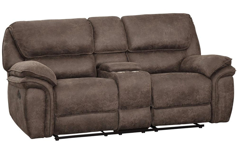 Gordon Brown Fabric Reclining Loveseat