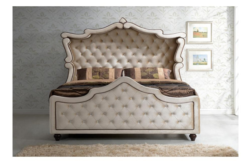 Daelan Golden Beige Bed