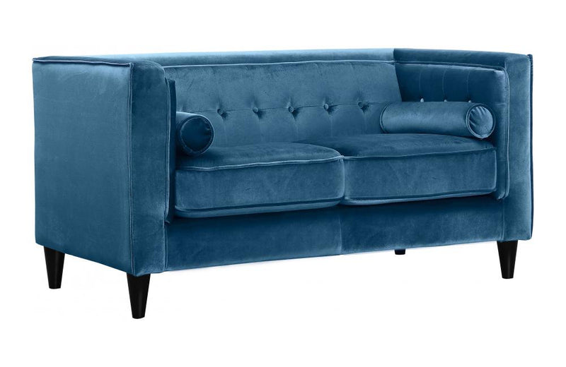 Beech Light Blue Love Seat