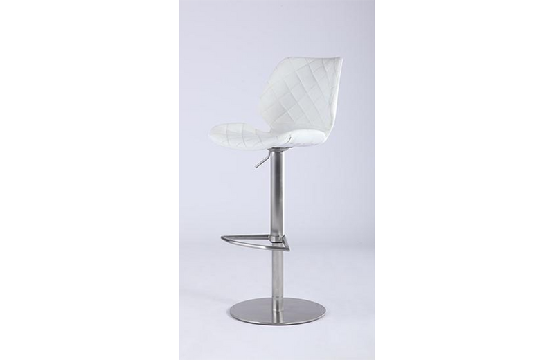 Emily Adjustable Barstool White