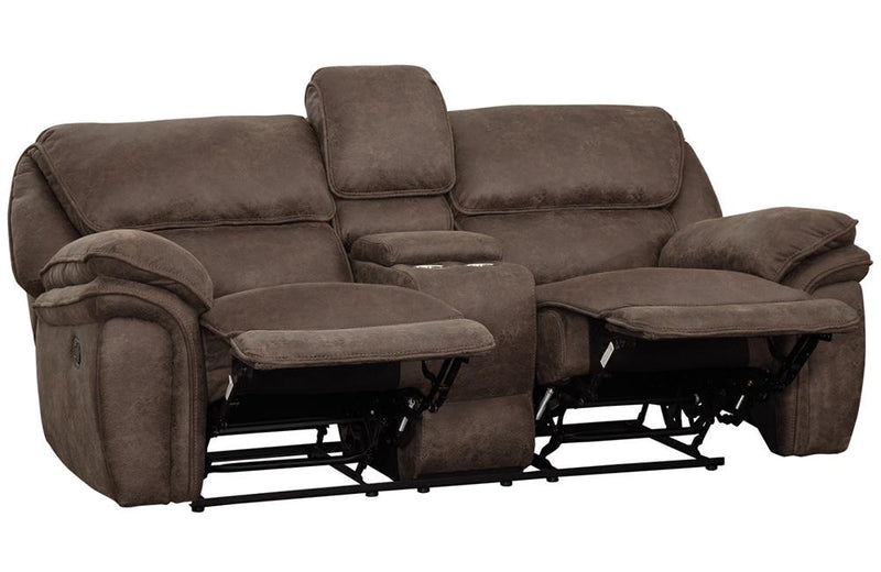 Gordon Brown Fabric Reclining Loveseat