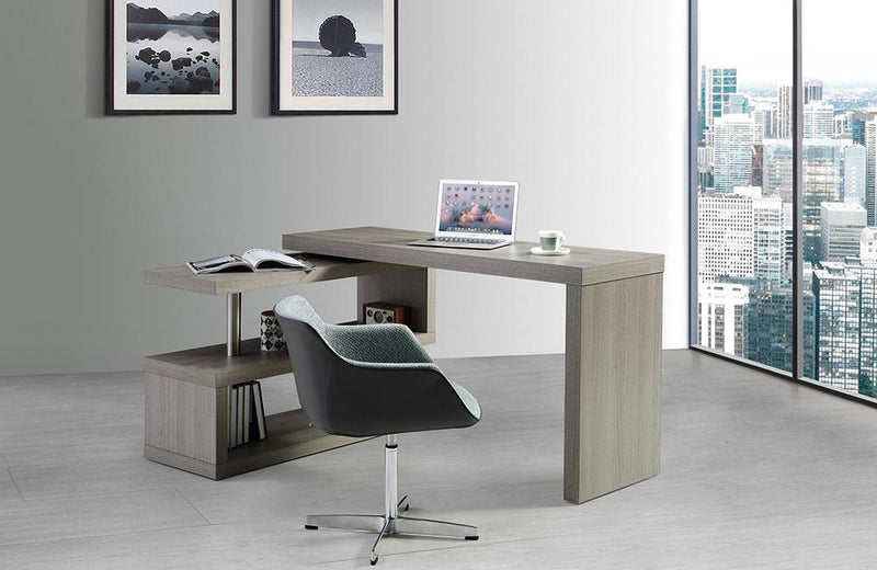 Sennett Modern Grey Desk