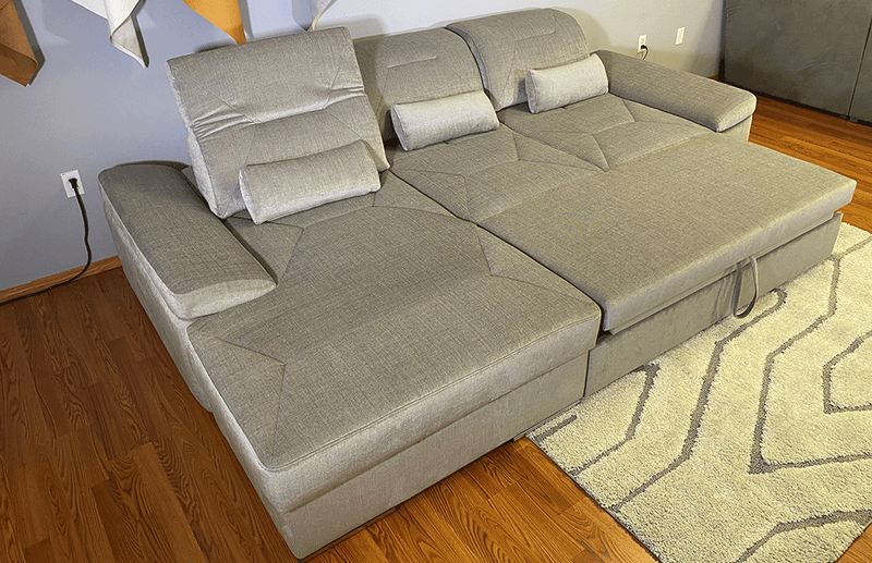 Alpine-X Functional Sectional in Silver Gray