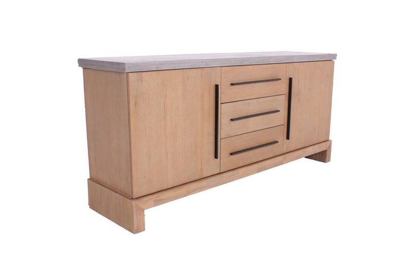 Civic Modern Concrete & Acacia Buffet